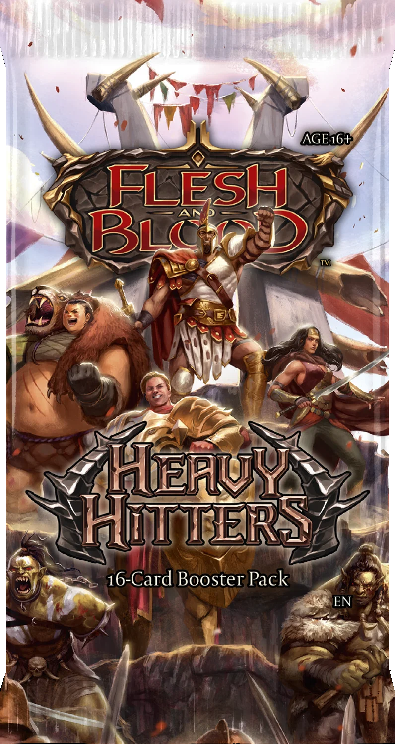 Flesh and Blood: Heavy Hitters Booster Pack | Cards and Coasters CA