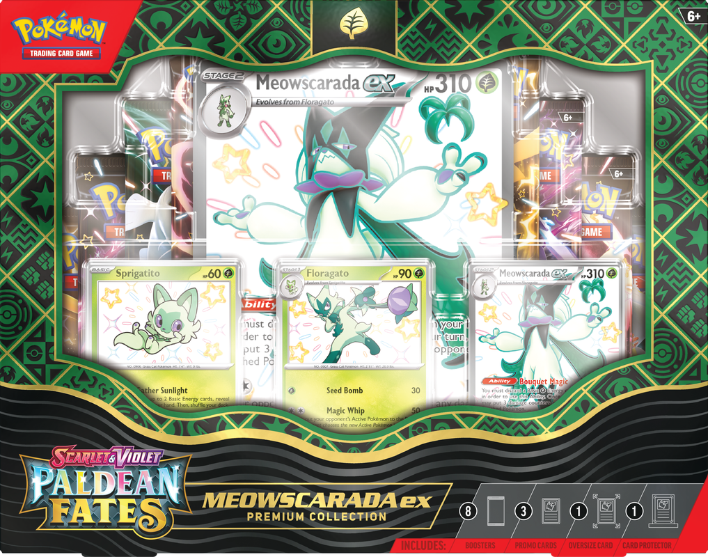 Pokémon Scarlet & Violet: Paldean Fates Meowscarada EX | Cards and Coasters CA