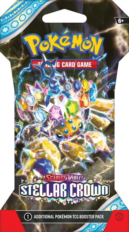 Pokemon: Scarlet & Violet:  Stellar Crown Blister Pack | Cards and Coasters CA