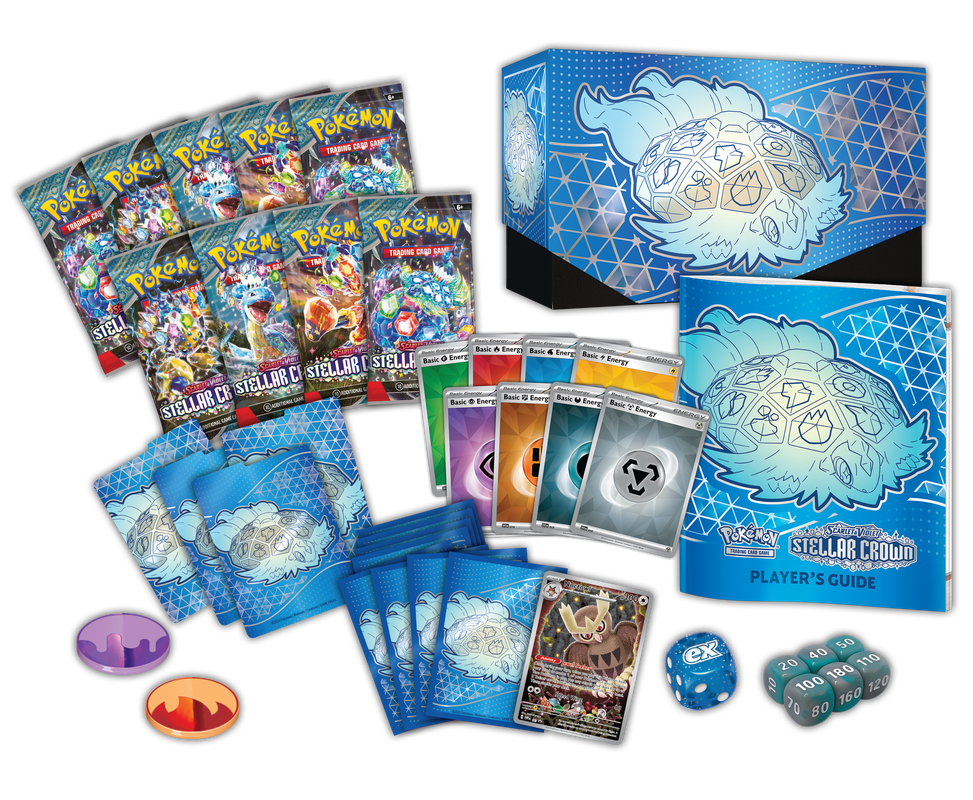 Pokemon: Scarlet & Violet: Stellar Crown Elite Trainer Box | Cards and Coasters CA