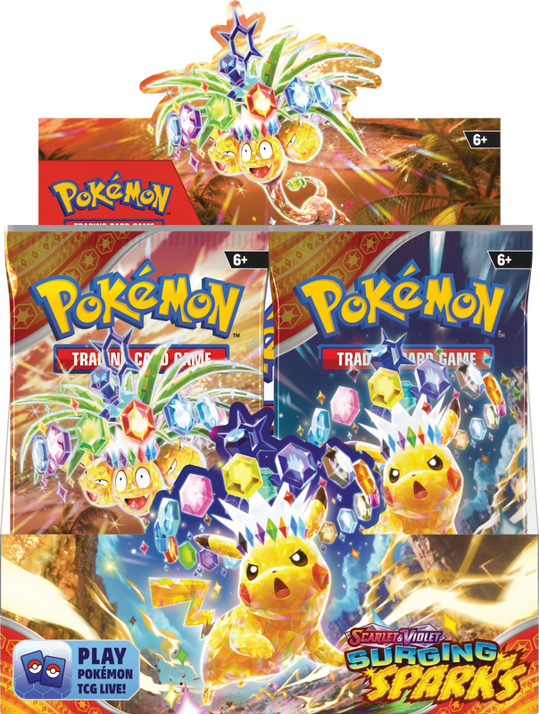 Pokemon: Scarlet & Violet Surging Sparks Booster Box | Cards and Coasters CA