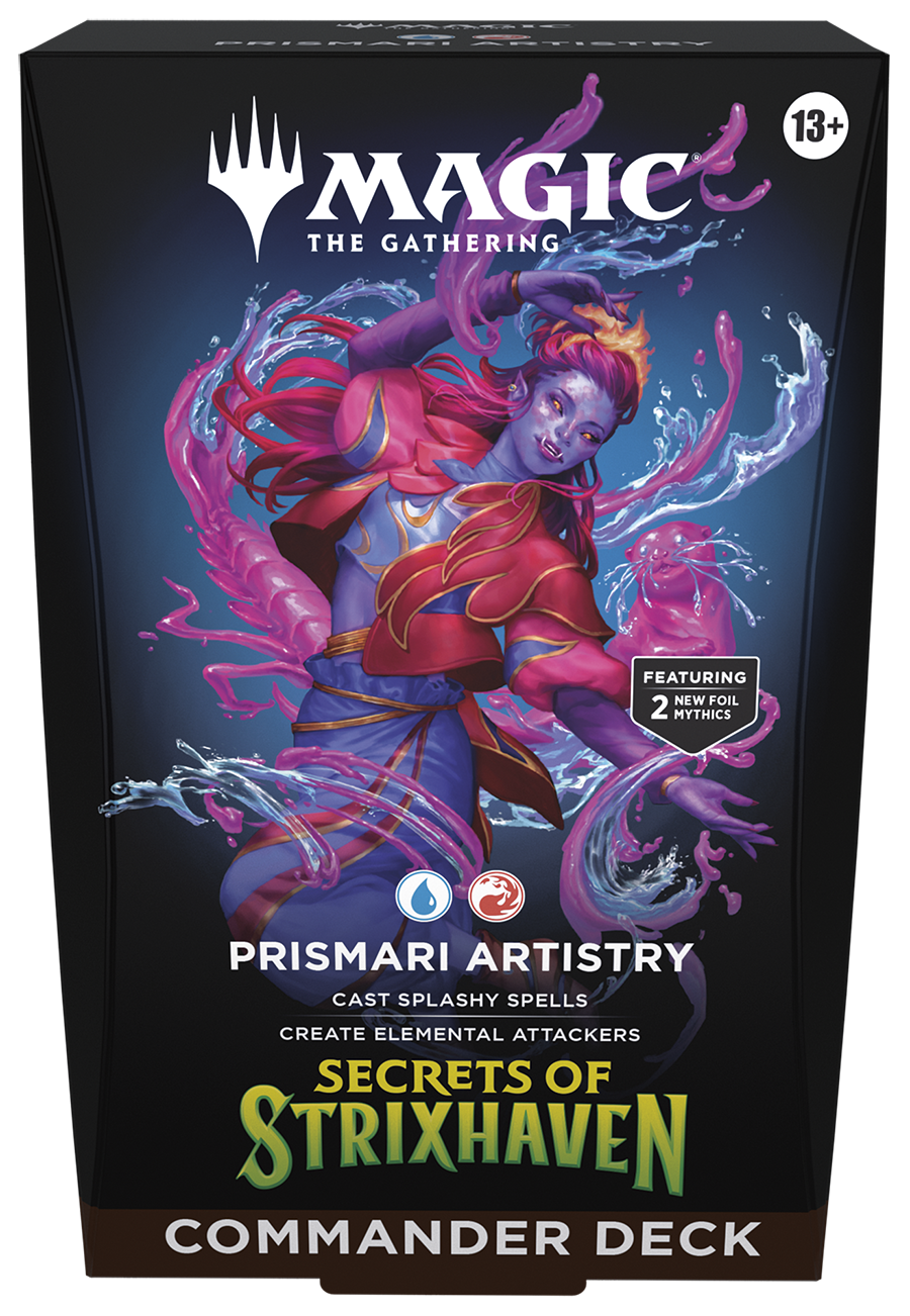 Magic: The Gathering - Secrets of Strixhaven - Commander deck - Prismari Artistry | Cards and Coasters CA