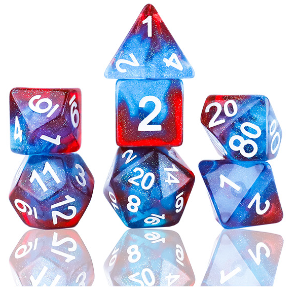 Sirius Dice: Dice Set Starry Skies | Cards and Coasters CA