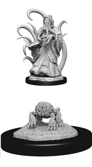 D&D: Nolzur's Marvelous Miniatures: Ahloon & Intellect Devourer | Cards and Coasters CA