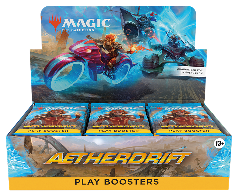 Magic: The Gathering Aetherdrift Play Booster Box | Cards and Coasters CA