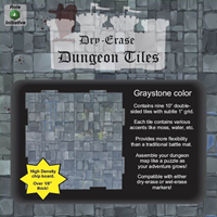 Dungeon Tiles - Graystone | Cards and Coasters CA