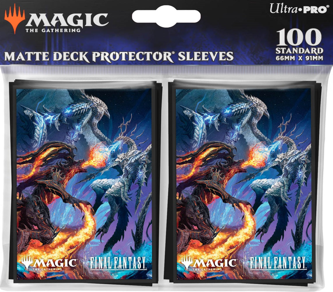 Ultra Pro Art Sleeves: Bahamut and Ifrit | Cards and Coasters CA