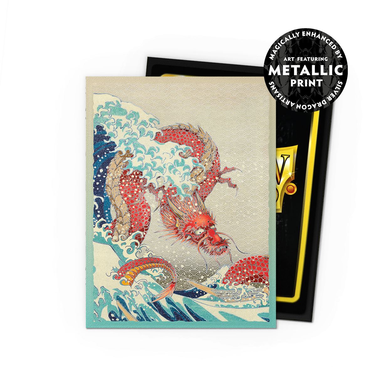 Dragon Shield Dual Matte Art Sleeves: Great Wave | Cards and Coasters CA