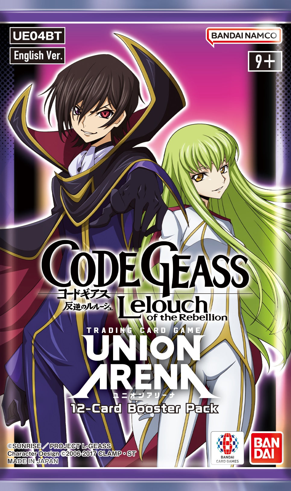 Union Arena - Code Geass Booster Pack | Cards and Coasters CA