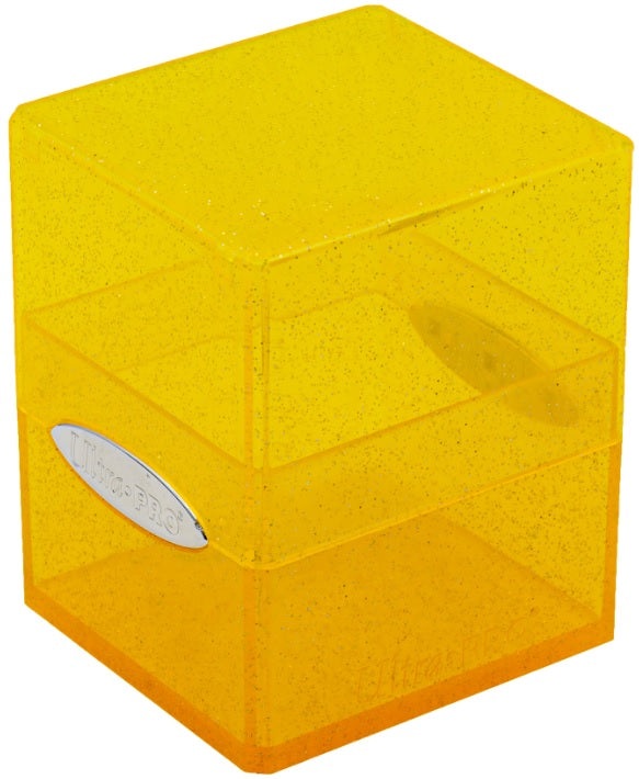 SATIN CUBE GLITTER YELLOW | Cards and Coasters CA