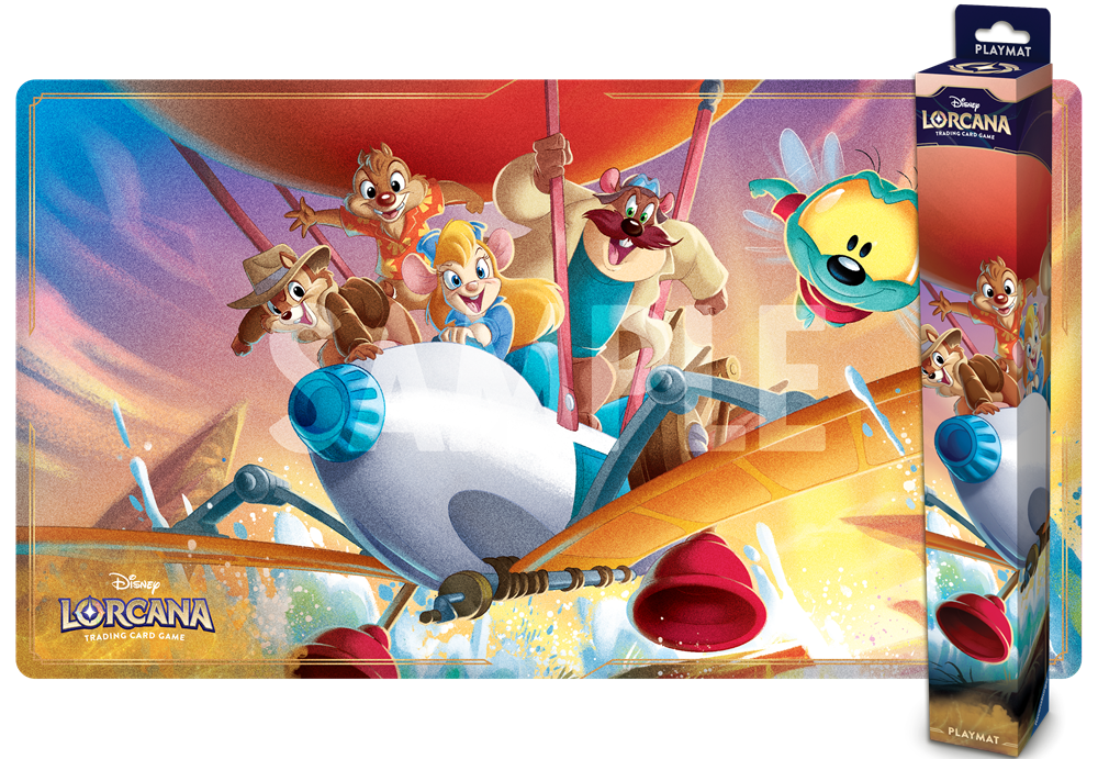 Lorcana Playmat: Chip and Dale | Cards and Coasters CA