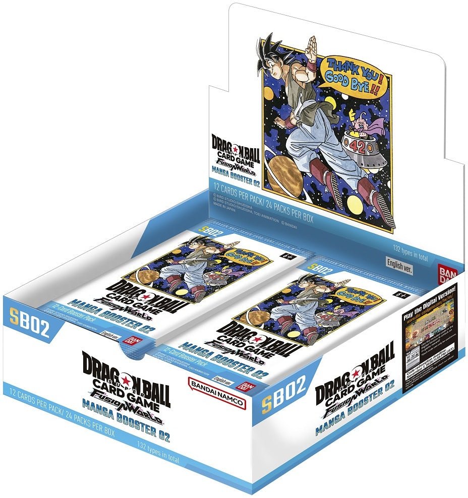 Dragon Ball Fusion World - SB02 - Manga Booster 2. Booster Box | Cards and Coasters CA