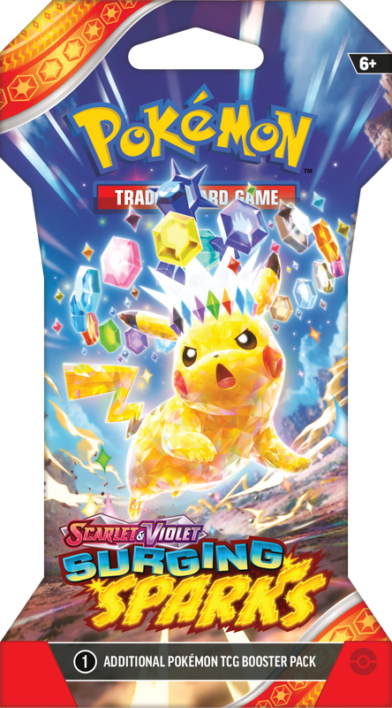 Pokemon: Scarlet & Violet Surging Sparks Blister Pack | Cards and Coasters CA