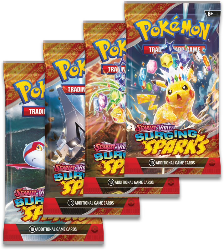 Pokemon: Scarlet & Violet Surging Sparks Booster Pack | Cards and Coasters CA