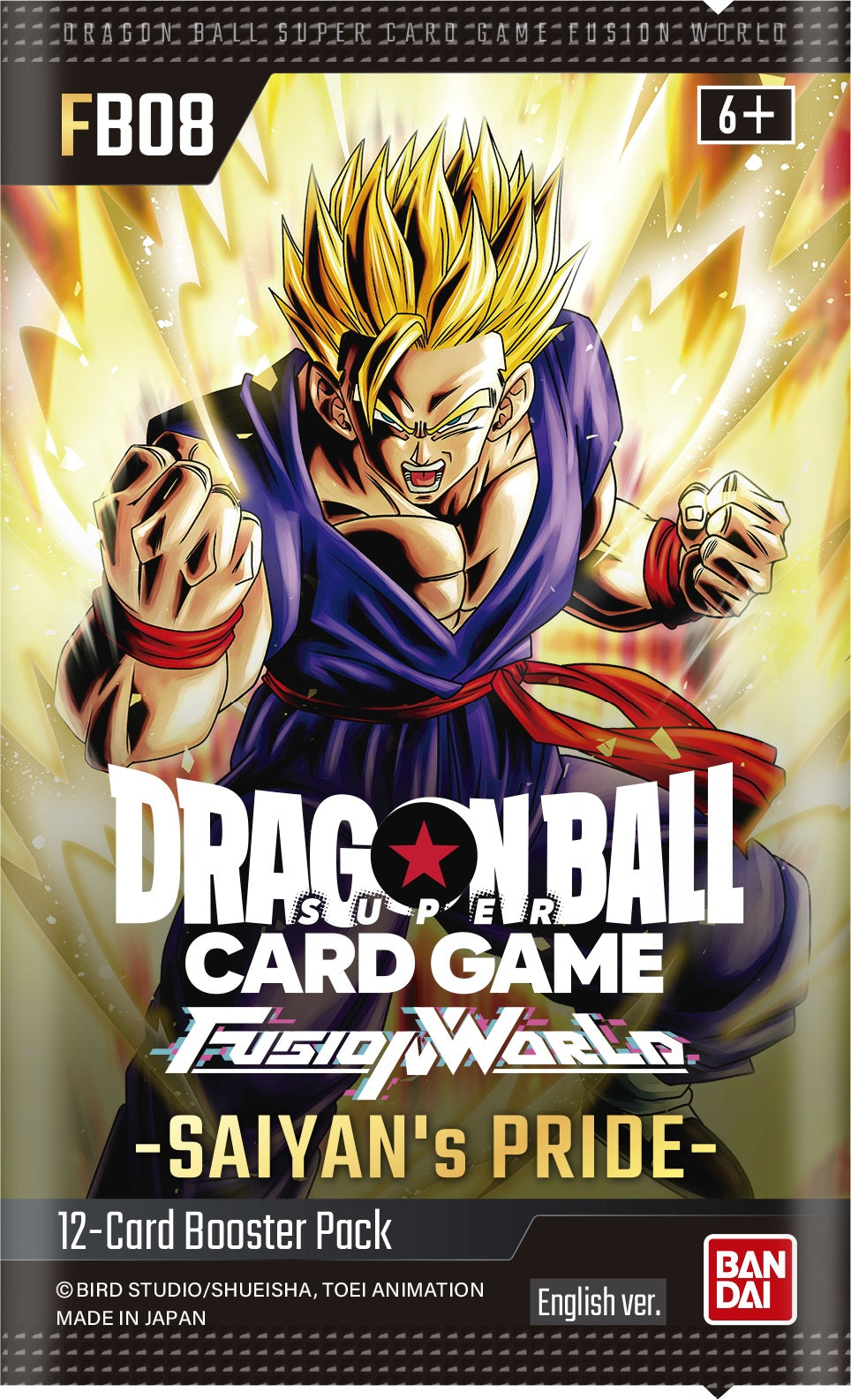 Dragon Ball Fusion World - FB08 - Saiyan's Pride Booster Pack | Cards and Coasters CA