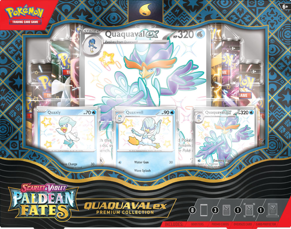 Pokémon Scarlet & Violet: Paldean Fates Quaquaval EX | Cards and Coasters CA