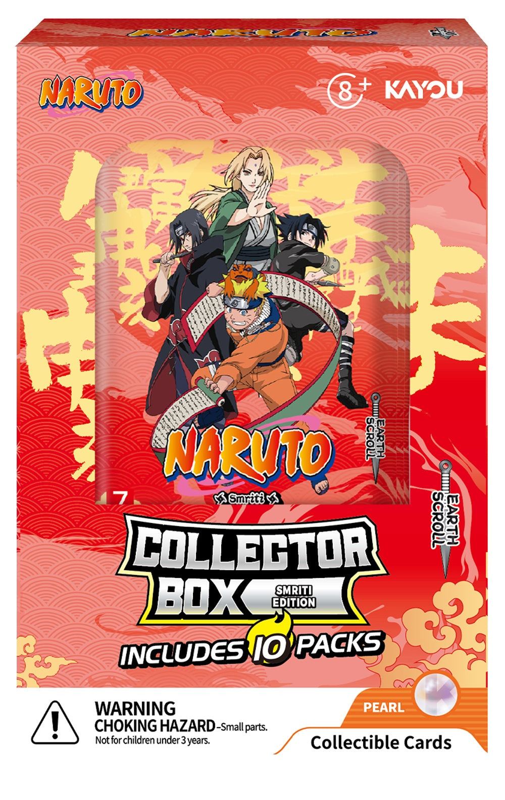 Naruto Smriti Collectible Cards Earth Scroll 5 pack | Cards and Coasters CA