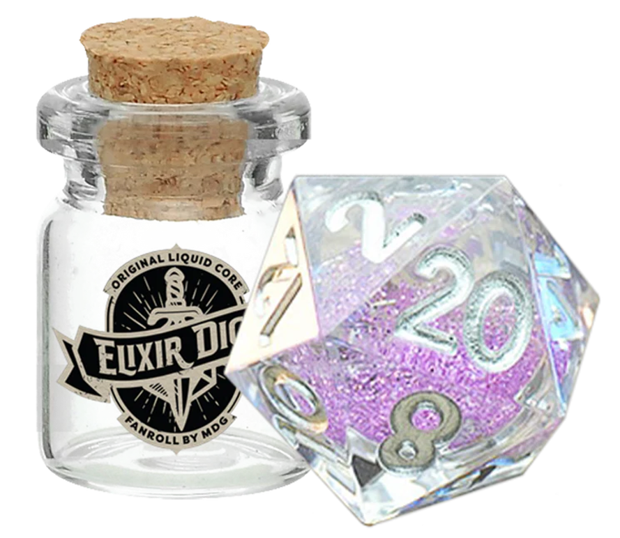FanRoll Dice: D20 Sorcerous Swirl | Cards and Coasters CA