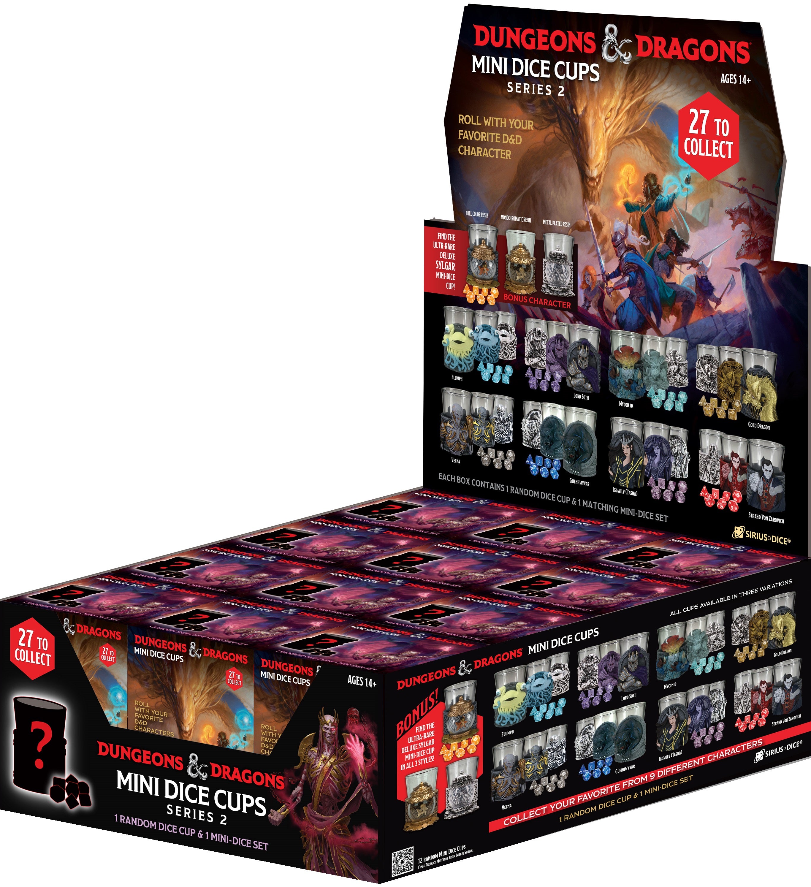 Dungeons and Dragons: Mini Dice Cups Series 2 | Cards and Coasters CA