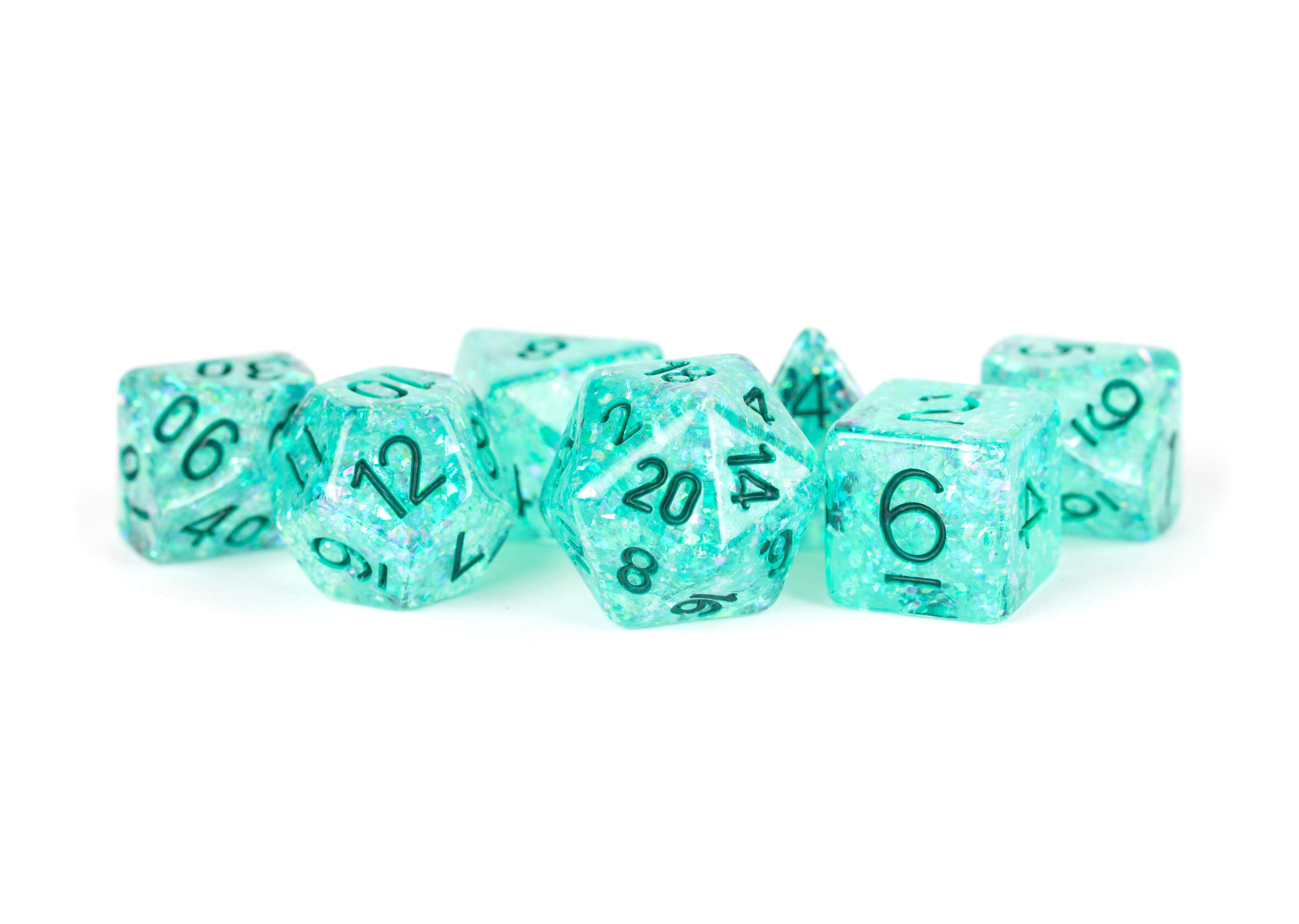 FanRoll Dice Set: Flash Teal | Cards and Coasters CA