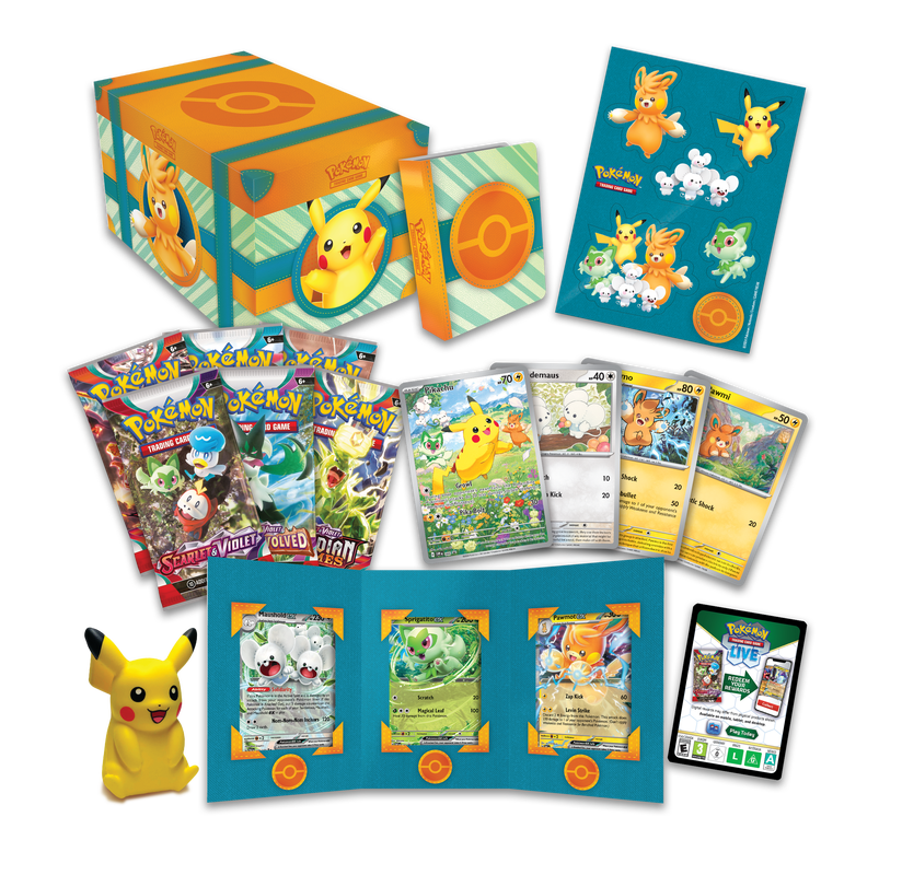 Pokemon Paldea Adventure Chest | Cards and Coasters CA