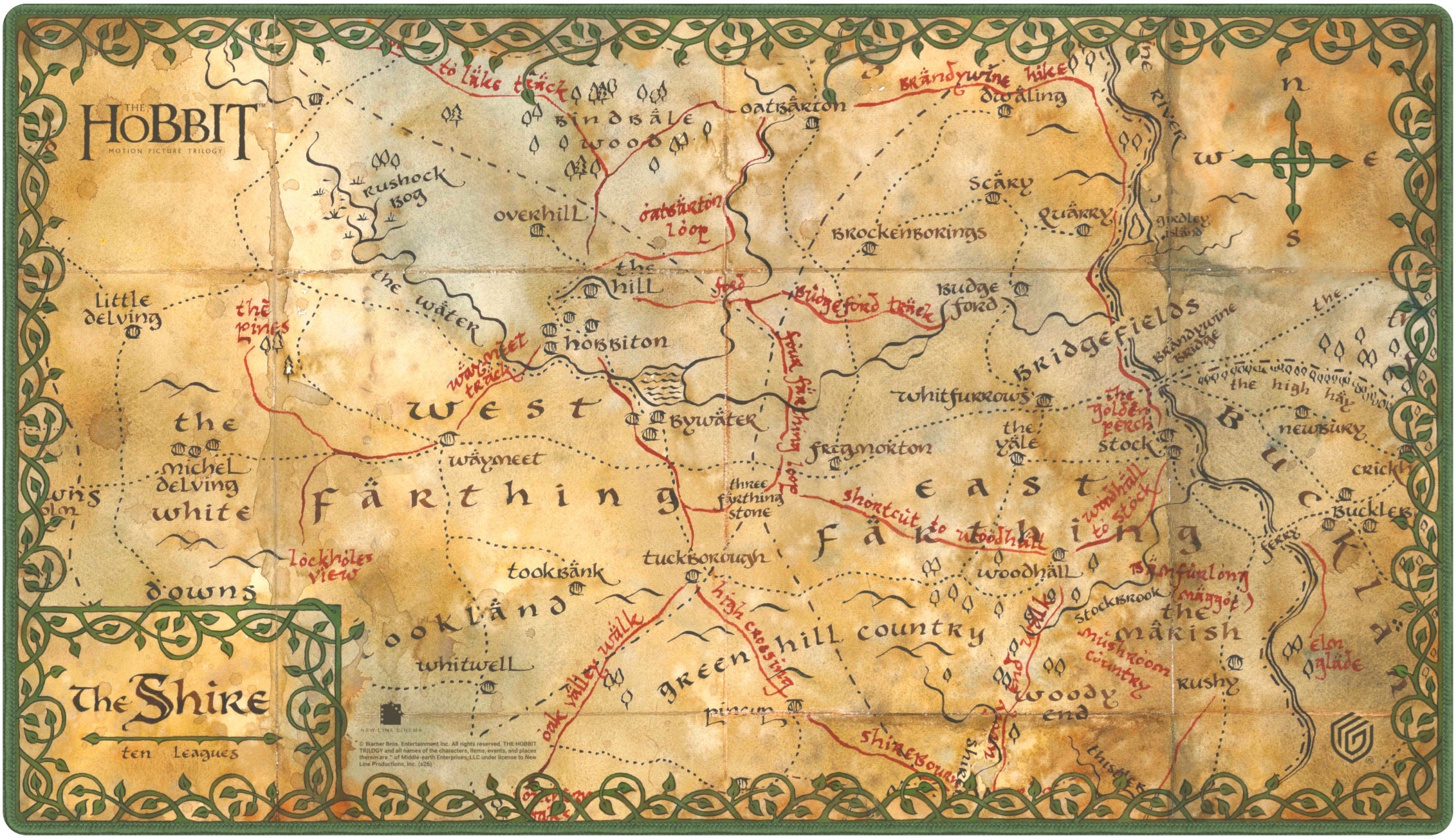 Ultimate Guard Playmat - The Hobbit - The Shire | Cards and Coasters CA