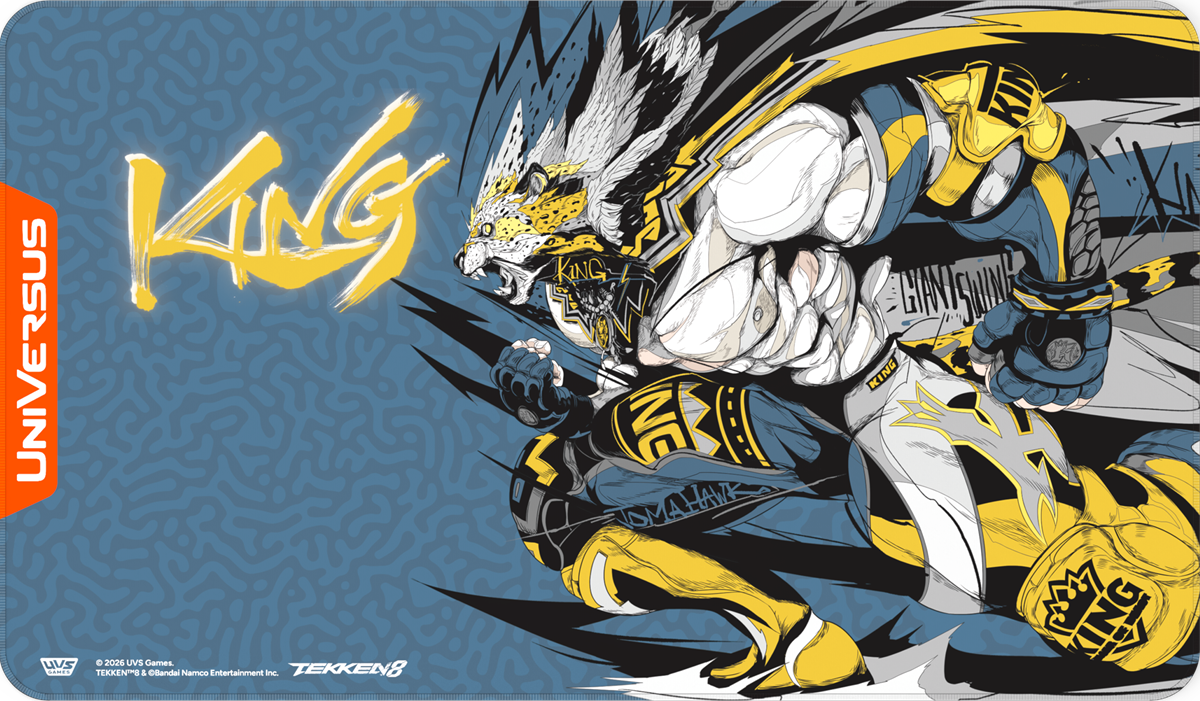 UVS Playmat - Tekken 8 - King | Cards and Coasters CA