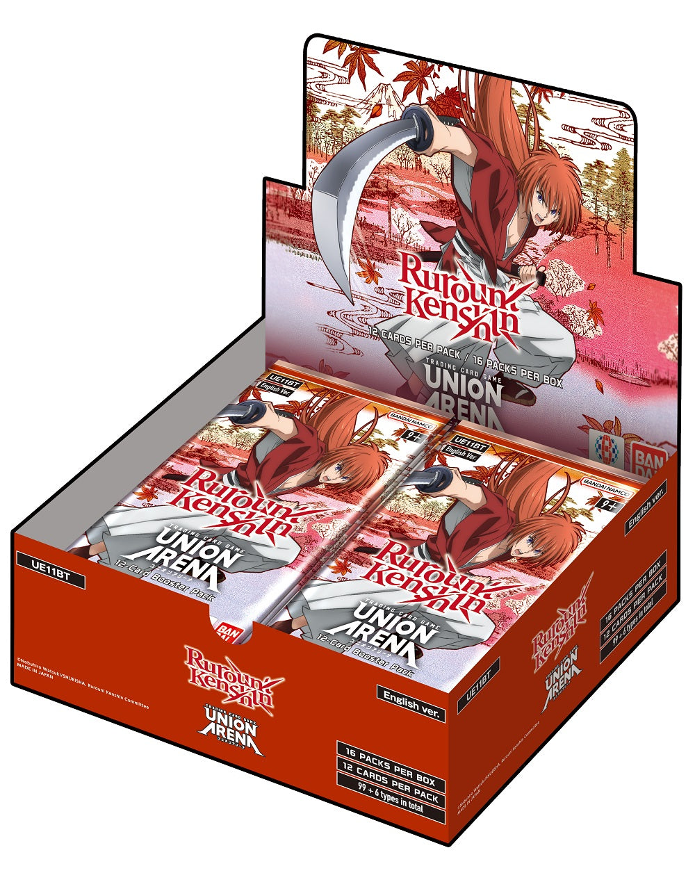 Union Arena - Rurouni Kenshin Booster Box | Cards and Coasters CA