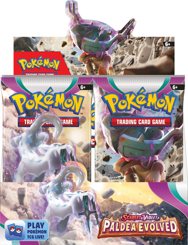Pokémon: Paldea Evolved Booster Pack | Cards and Coasters CA