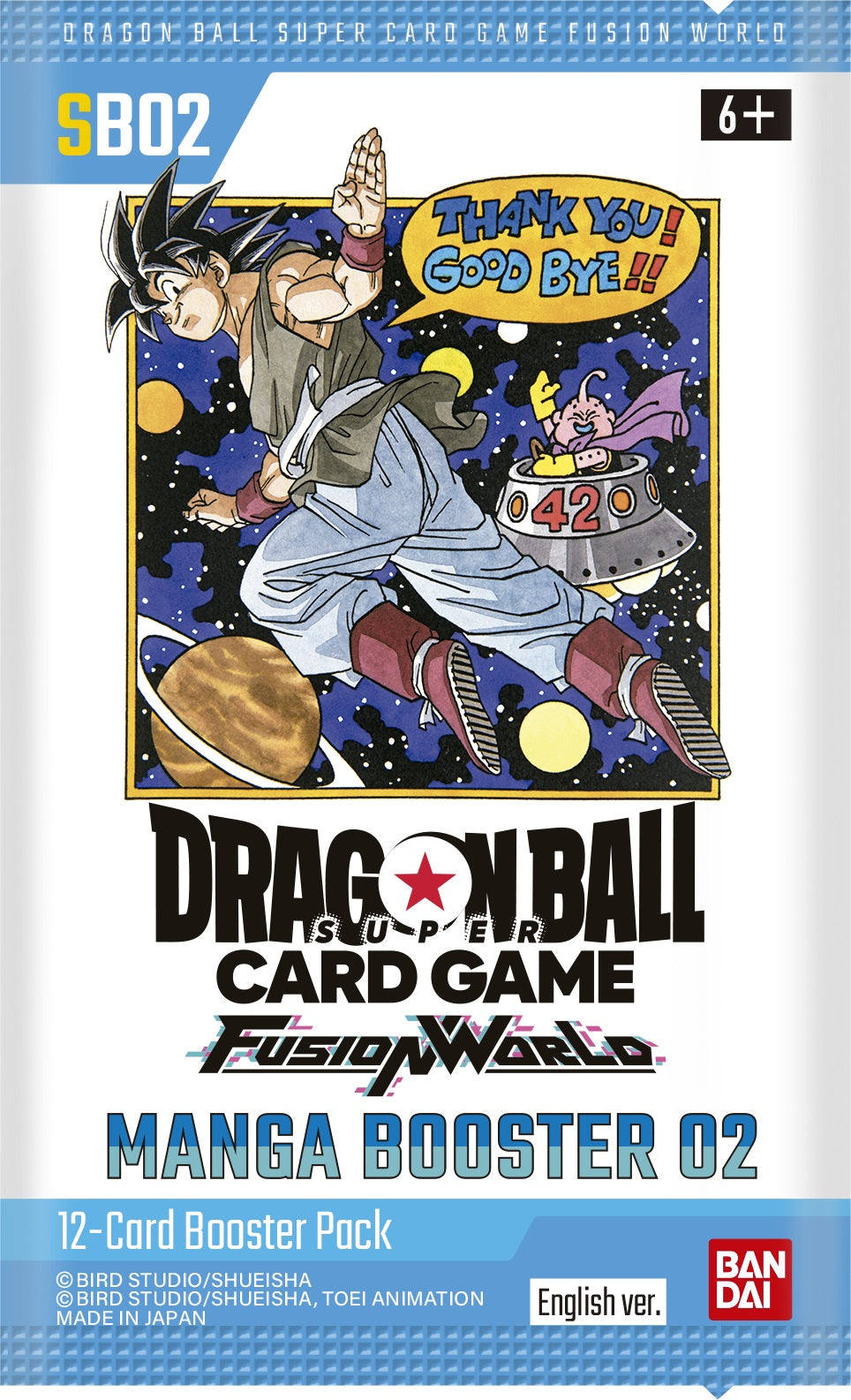Dragon Ball Fusion World - SB02 - Manga Booster 2. Booster Pack | Cards and Coasters CA