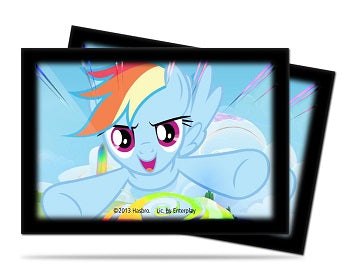 Ultra Pro - My Little Pony Sleeves - Rainbow Dash Small | Cards and Coasters CA