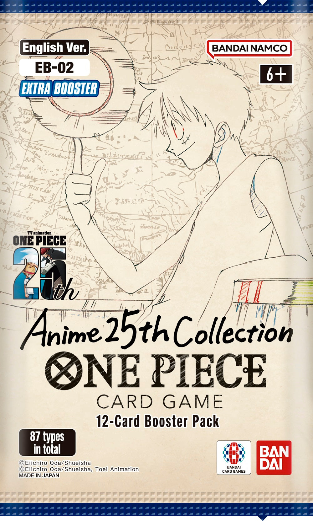 One Piece - EB-02 Anime 25th Anniversary Pack | Cards and Coasters CA