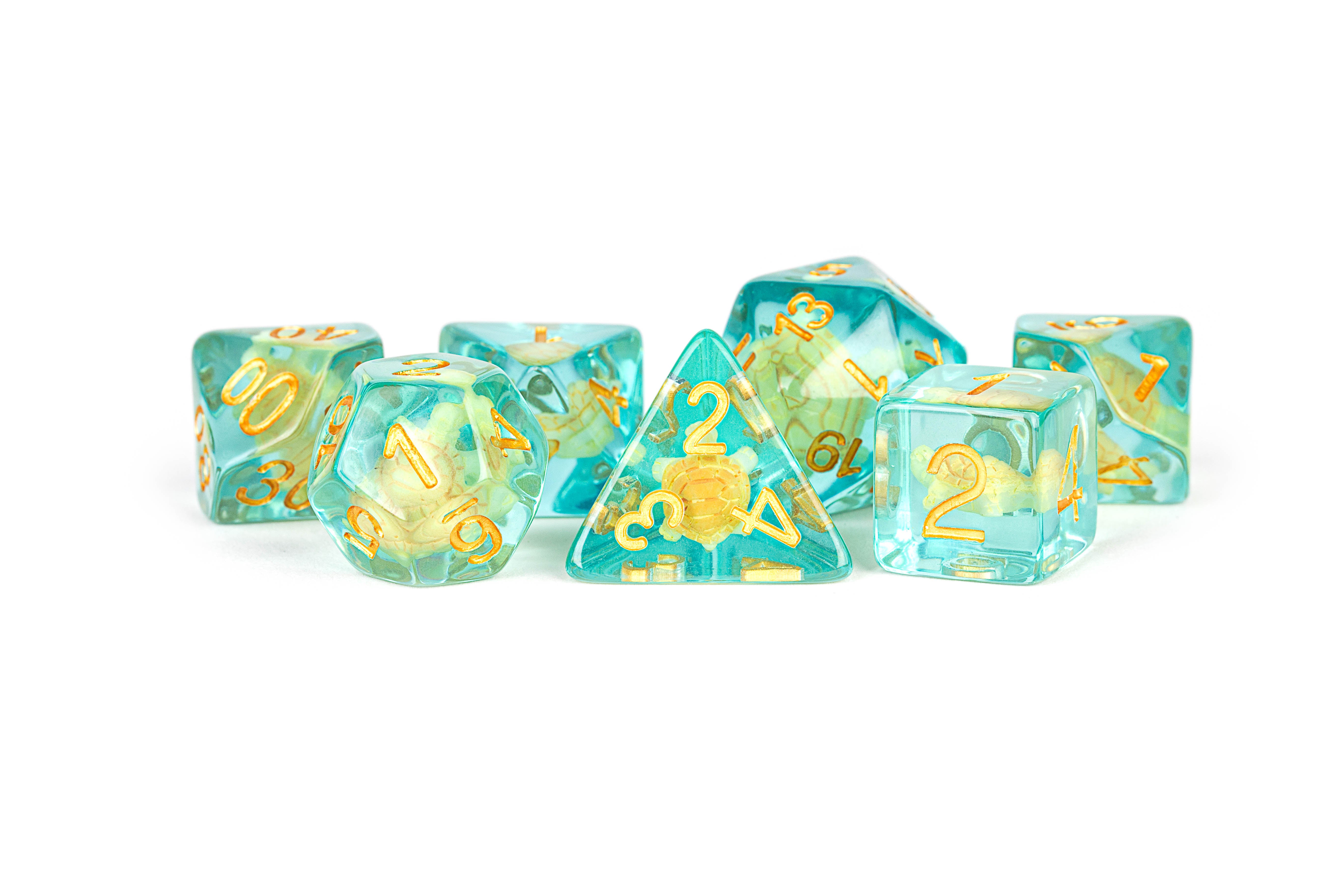 FanRoll Dice Set: Turtle Inclusion | Cards and Coasters CA