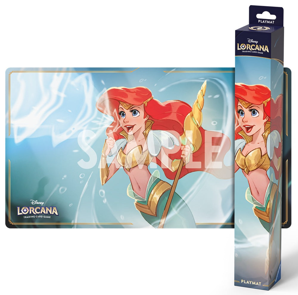 Lorcana Playmat: Ariel, Sonic Warrior | Cards and Coasters CA