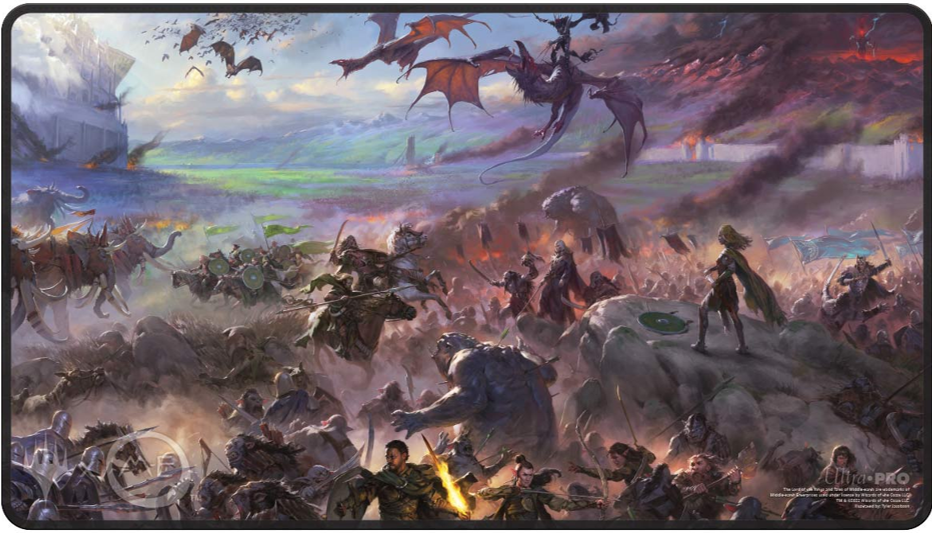 UltraPro: Playmat: Lord of the Rings Battle | Cards and Coasters CA