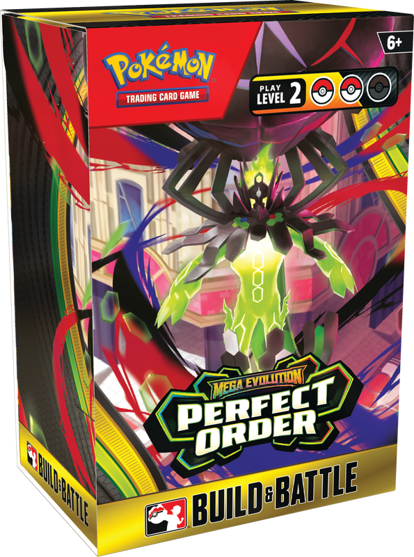 Pokémon: Mega Evolutions Perfect Order Bulid and Battle | Cards and Coasters CA