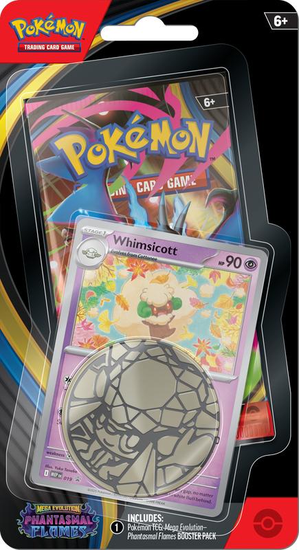 Pokemon: Mega Evolution Phantasmal Flames Coin Booster | Cards and Coasters CA