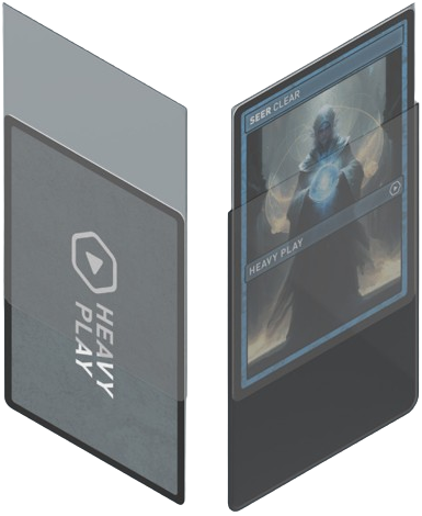 Heavy Play Sleeves Hard Inners | Cards and Coasters CA