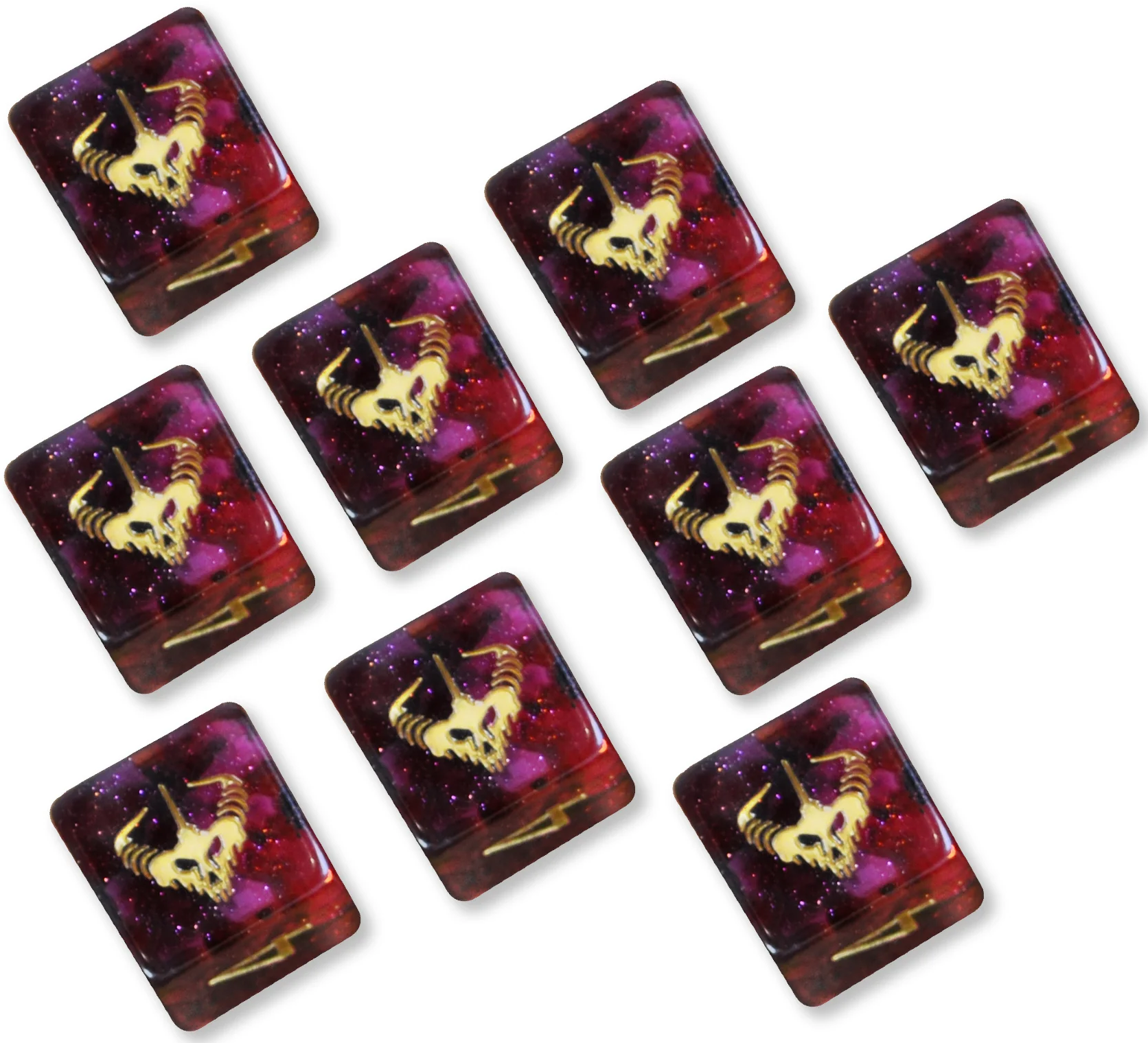 Elder Dice Crown Night Mother Glass Wax D6 | Cards and Coasters CA