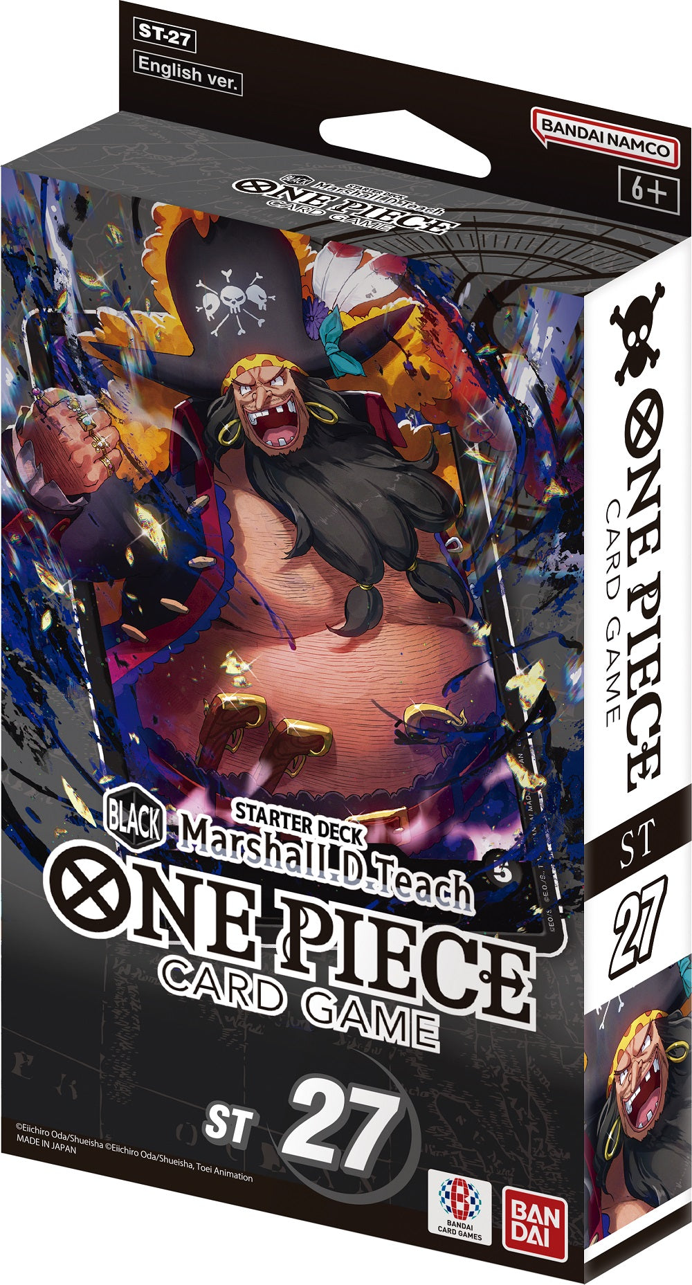 One Piece: Starter Deck 27 Blackbeard | Cards and Coasters CA