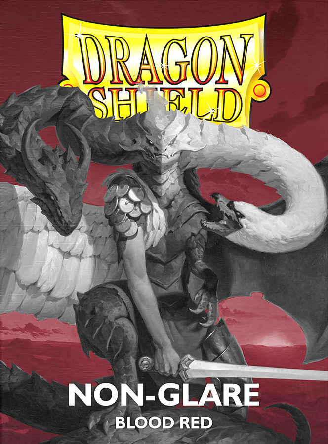 Dragon Shield Matte 100 Count Red Non Glare | Cards and Coasters CA