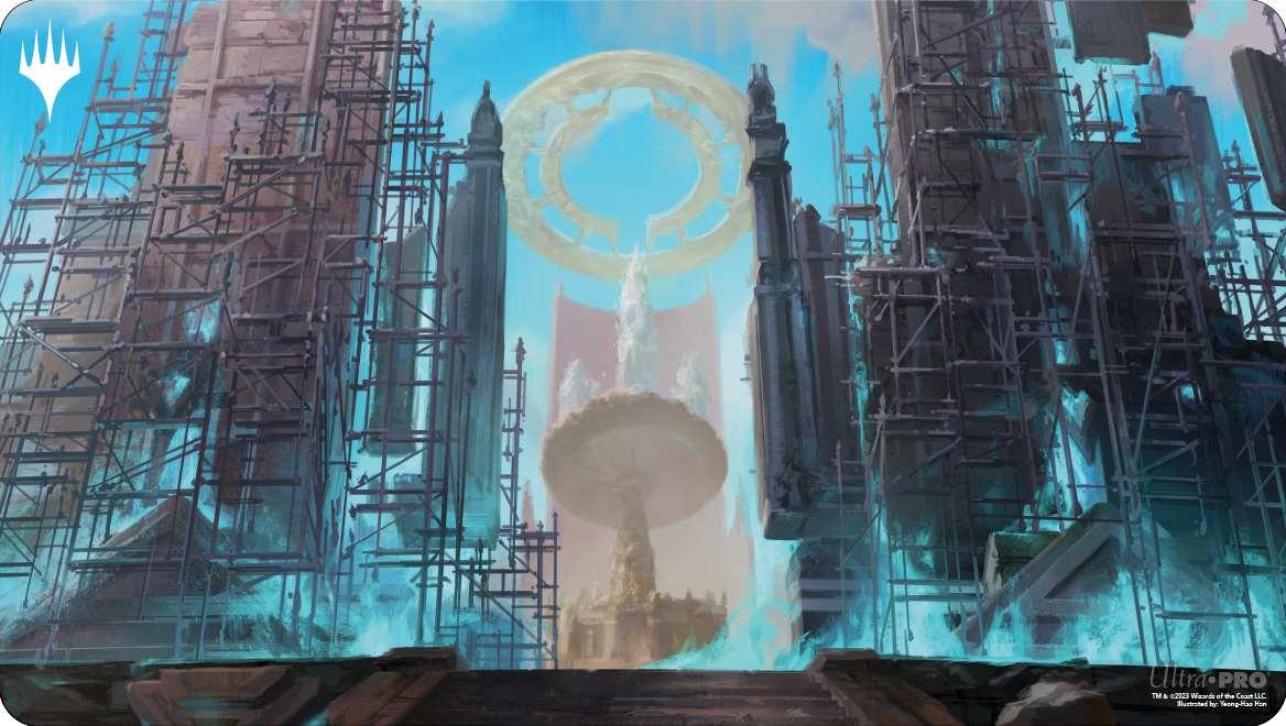 Ultra Pro MTG Playmat: Hallowed Fountain | Cards and Coasters CA