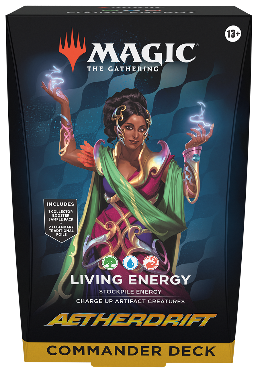 Magic: The Gathering Aetherdrift Commander Deck: Living Energy | Cards and Coasters CA