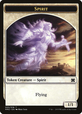 Spirit Token [Modern Masters 2015 Tokens] | Cards and Coasters CA