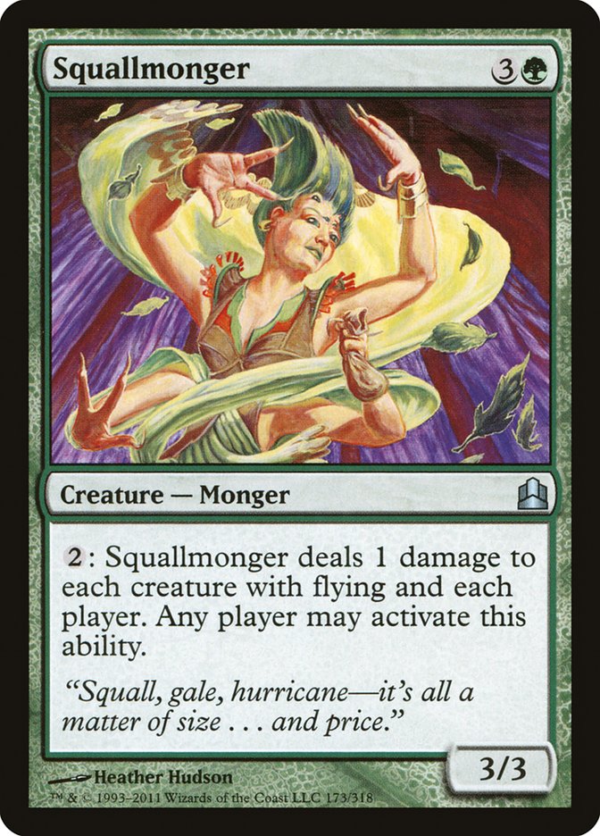 Squallmonger [Commander 2011] | Cards and Coasters CA