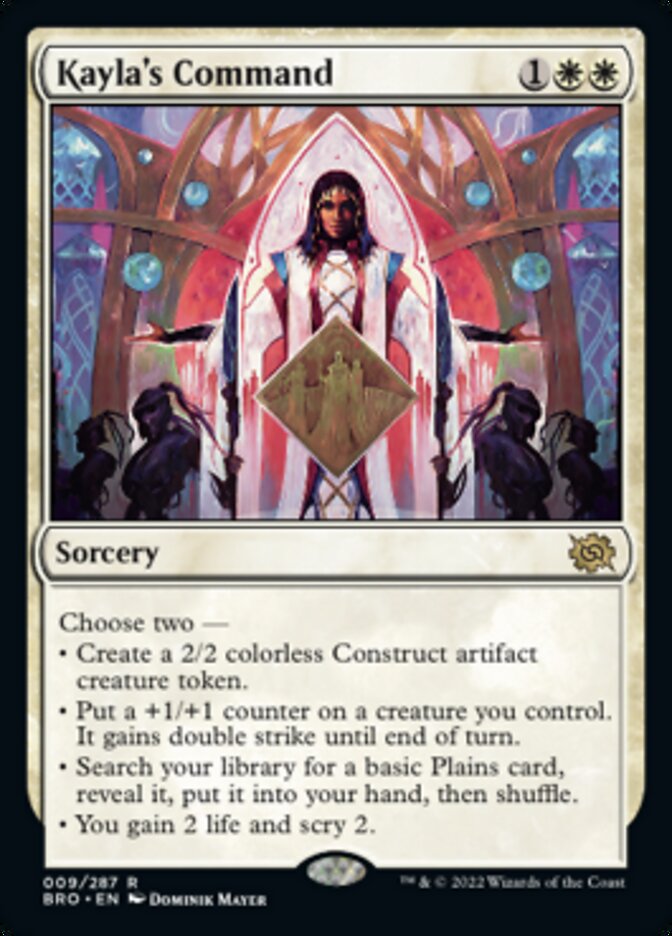 Kayla's Command [The Brothers' War] | Cards and Coasters CA