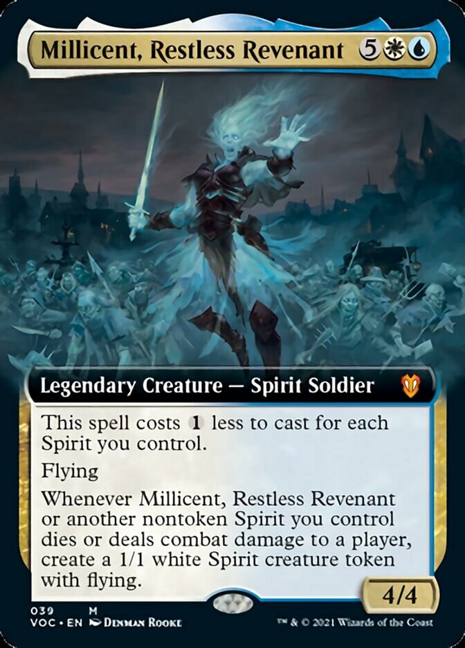 Millicent, Restless Revenant (Extended) [Innistrad: Crimson Vow Commander] | Cards and Coasters CA