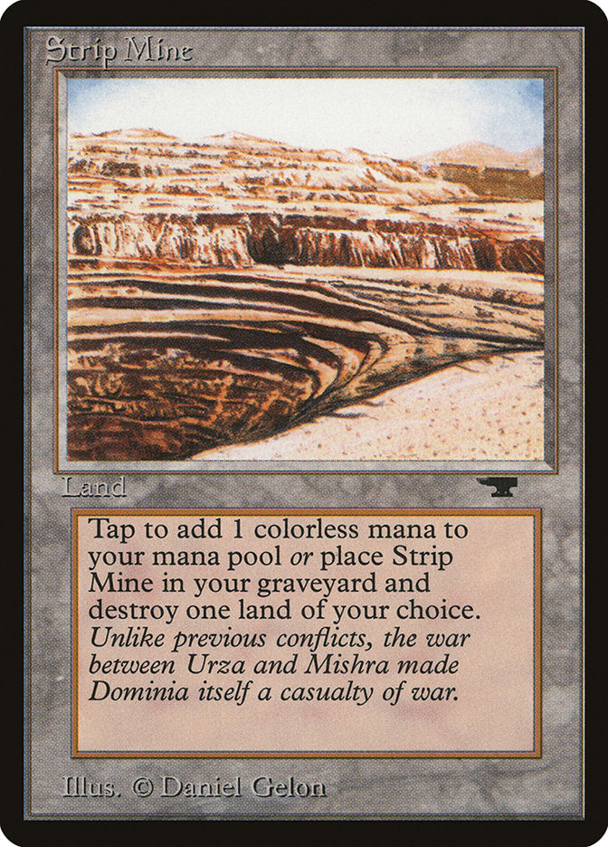 Strip Mine (Sloped Horizon) [Antiquities] | Cards and Coasters CA