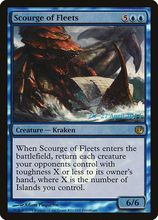 Scourge of Fleets [Journey into Nyx Promos] | Cards and Coasters CA