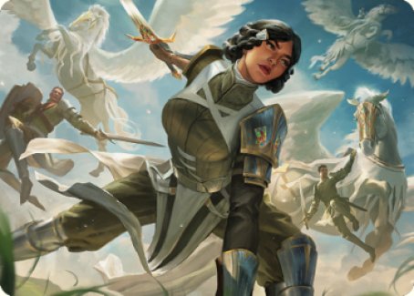 Resolute Reinforcements Art [Dominaria United Art Series] | Cards and Coasters CA